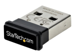 StarTech.com USB Bluetooth 5.0 Adapter, USB Bluetooth Dongle Receiver PC/Arvuti/S&uuml;learvuti/Mouse/K&otilde;rvalduste jaoks, ulatus 33ft/10m, EDR (USBA-BLUE...