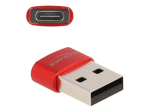Delock USB-C adapter punane