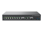 Grandstream GCC6000 seeria GCC6011 10-portiline Gigabit Ethernet PoE l&uuml;liti