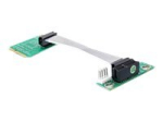DeLOCK Mini PCI Expressist PCI Express x1 vasakule laienduskortti