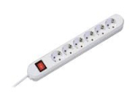 Bachmann SMART 6-Plug 16A Extension Cord Pruun 1.5m