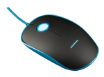 ModeCom MC-M111 Optiline Juhtmega Must Sinine