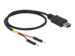 Delock USB/voolukaabel 30cm must