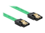 DeLOCK SATA kaabel roheline 30cm