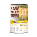 VETEXPERT Raw Paleo Duoprotein Linnuliha & Tursk T&auml;iskasvanud - m&auml;rgkoeratoit - 400g