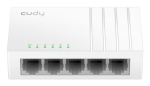 Cudy FS105D network switch Unmanaged Fast Ethernet (10/100) Valge