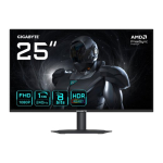 GIGABYTE G25F2A 25" FHD m&auml;ngurimonitor - 1920 x 1080, 240Hz, 1ms, 300 cd/m&sup2;, HDR 10, HDMI 2.0, DisplayPort 1.4
