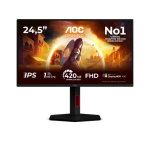 AOC G4 24.5" 1920 x 1080 Full HD LED Monitor Black, Red