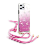 Guess GUHCN58WO4GPI K&otilde;va kaitse&uuml;mbris 4G Gradient iPhone 11 Pro jaoks / roosa