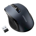 UGREEN MU006 Hiir Kontor Parempoolne RF Juhtmevaba + Bluetooth Optiline 4000 DPI / must