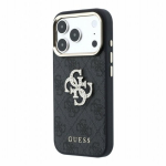 Guess PU 4G Strass metalllogo &uuml;mbris iPhone 18 Pro Max jaoks / Must