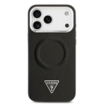 Guess PU Nahast Triangle Logo MagSafe Kaitse&uuml;mbris Apple iPhone 17 Pro jaoks