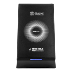 OBAL:ME StandCharger juhtmevaba laadija alus 15W / must