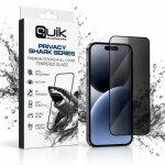 Quik Accessories PRIVACY SHARK Series Premium Strong Full Cover Tempered Glass for Samsung Galaxy S25 Plus