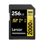 Lexar Professional GOLD Series SDXC UHS-II Memory Card 256GB 300MB/s