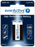 Alkaline patarei 6LR61 9V (R9*) everActive Pro