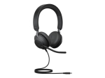 Jabra Evolve2 40 SE MS stereo juhtmega k&otilde;rvaklapid must