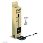 Club3D CSV-1558 USB-C kuni 2x HDMI adapter must