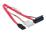 DeLOCK SATA-kaabel punane 30cm