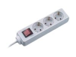 Bachmann SELLY 3-Plug pikendusjuhe valge 1,5 m