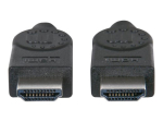 Manhattan HDMI Kaabel koos Ethernetiga, 4K@30Hz (K&otilde;rge Kiirus), 1m, Mees-Mees, Must, Ultra HD 4k x 2k, T&auml;ielikult Kaitstud, Kuldplaatide Kontaktid,...