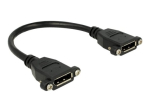 Delock DisplayPort Gender Changer 25cm Black