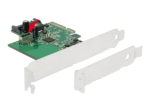 DeLock PCI Express Kaart 1 x Sisese USB 3.2 Gen 2 T&uuml;&uuml;p A 20 Pin Ema USB Adapter PCI Express 3.0 x4 10Gbps