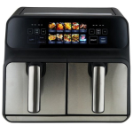ProfiCook PC-FR 1287 H Topelt 8 L Iseseisev 2200 W &Otilde;hufrit&uuml;&uuml;r Must, Roostevaba teras
