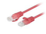 Fluke Passed Lanberg patchcord cat.6 UTP 0.25 m punane 10-komplekt