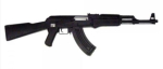 Cyma AK47 Tactical Black AEG P&uuml;ss, 6mm (Kaasas aku ja laadija)