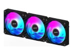 Aorus Ventilaator 3-komplekt must 120 mm