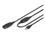 DIGITUS USB Pikkuskaabel 10m Must