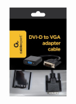 Gembird A-DVID-VGAF-01 videokaabeladapter 0.2 m DVI-D VGA (D-Sub) Must