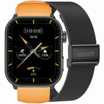 GRAVITY GT28-2 meessoost nutitelefon rihmaga + k&auml;ekett / oranž/must