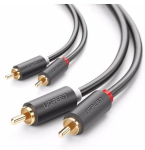 UGREEN UGR314BLK RCA (Cinch) x2 - RCA (Cinch) x2 kaabel 1,5m / must
