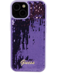 Guess HC h&otilde;bedane kirjutis metallist &uuml;mbris Apple iPhone 15 jaoks