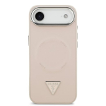Guess PU Nahast Triangle Logo MagSafe Kaitse&uuml;mbris Apple iPhone 17 Air jaoks