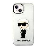 Karl Lagerfeld IML Ikonik NFT &uuml;mbris iPhone 14 Plus jaoks / l&auml;bipaistev