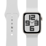 OBAL:ME silikoonrihm Apple Watch 38-41mm S-M jaoks / valge