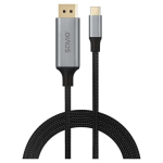Savio CL-208 USB 3.2 Gen 1 (3.1 Gen 1) 2m USB C mustikas, hall, hallikas