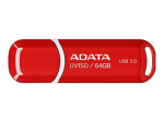 ADATA 64GB DashDrive UV150 USB Type-A 3.2 Gen 1 Red Flash Drive