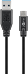 Goobay Sync & Charge Super Speed 73141 USB-C kuni USB A USB -C USB 3.0 t&uuml;&uuml;p A (isane)