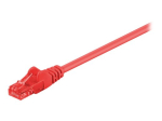Goobay CAT 6 U/UTP CCA 1m Punane Kaabel