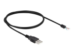 Delock USB-kaabel 1m, must