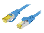 Langberg CAT 6a S/FTP 50cm Patch Kaabel Sinine (RAL 5012)