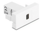 Delock Easy 45 - Klikkmoodul - Mini DisplayPort Female - Valge