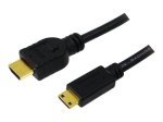 LogiLink Kiire Ethernetiga HDMI Kaabel 1.5m Must