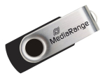 MediaRange 64GB USB 2.0 m&auml;lu Silver