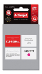 Activejet ACC-551MN tindikassett (asendus Canon CLI-551M-le; Supreme; 15 ml; magenta)