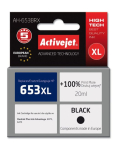 Activejet AH-653BRX tint (asendab HP 653XL 3YM75AE; Premium; 720 lehek&uuml;lge; must)